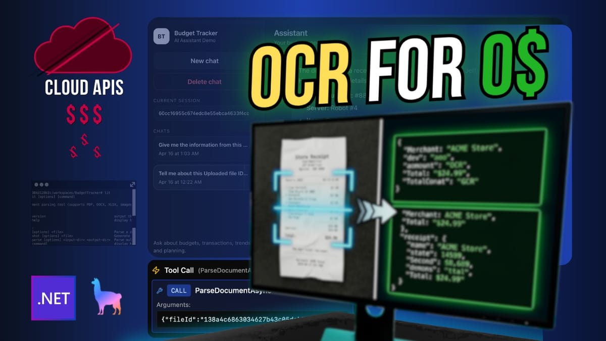 Add Local OCR to a .NET AI Agent (Upload → Parse → Chat) with LiteParse