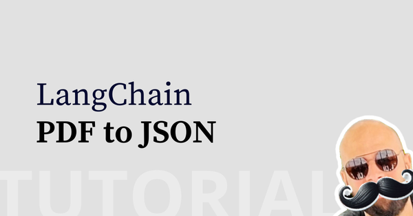 Convert a PDF to JSON using GPT and LangChain